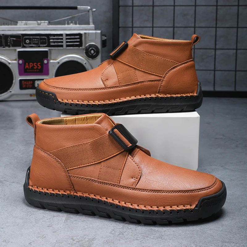 Redwood Genuine Leather Loafer Boots