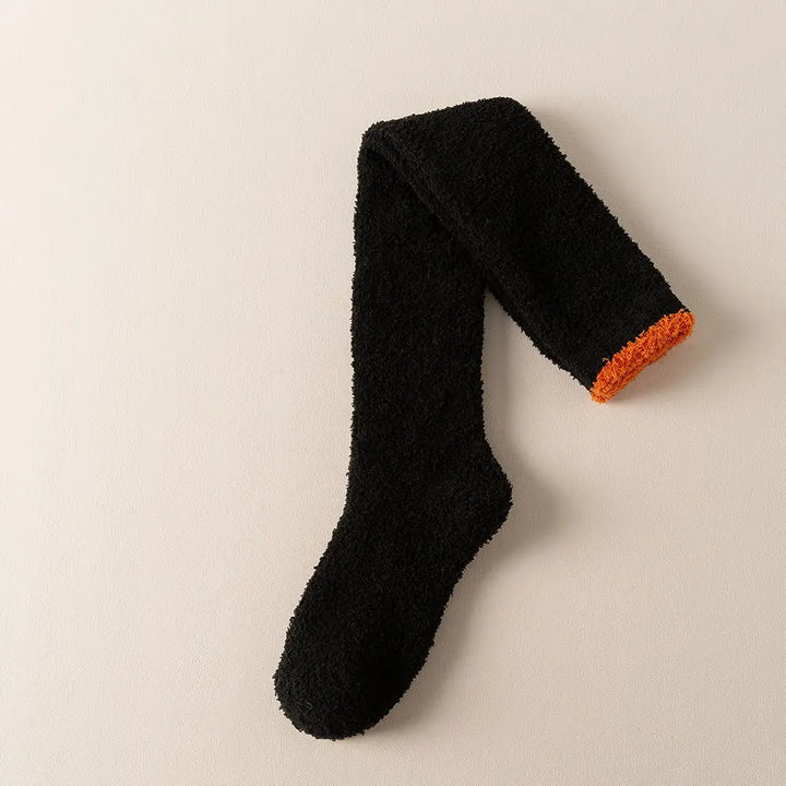 Serene Fuzzy Over-Knee Socks