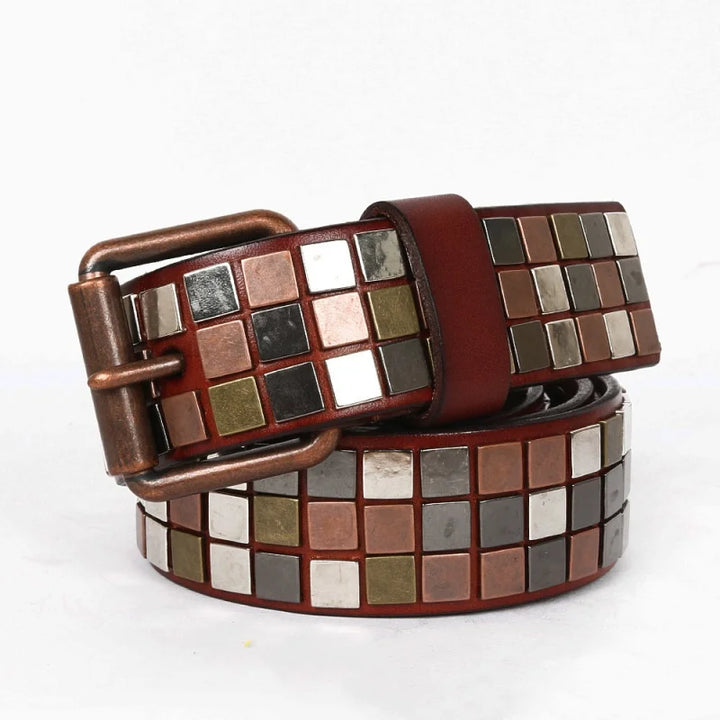 Gridlock Genuine Leather Belt