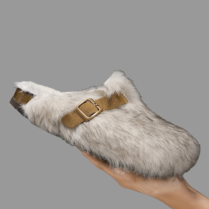 Alpine Plush Buckle Clogs