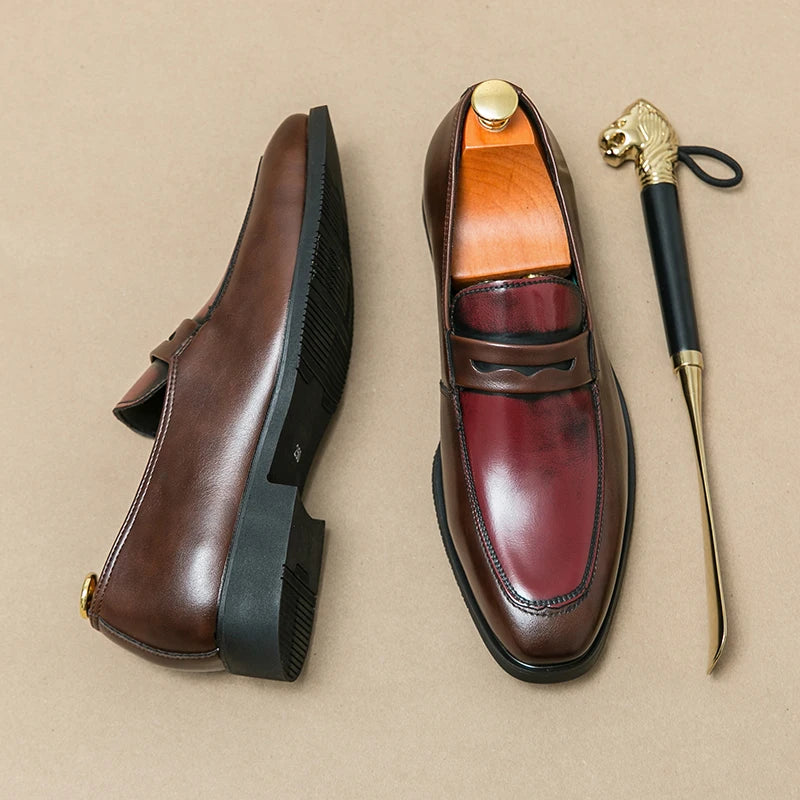 Regent Leather Penny Loafers