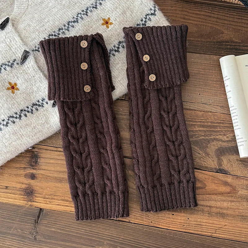 Althea Cable-Knit Leg Warmers