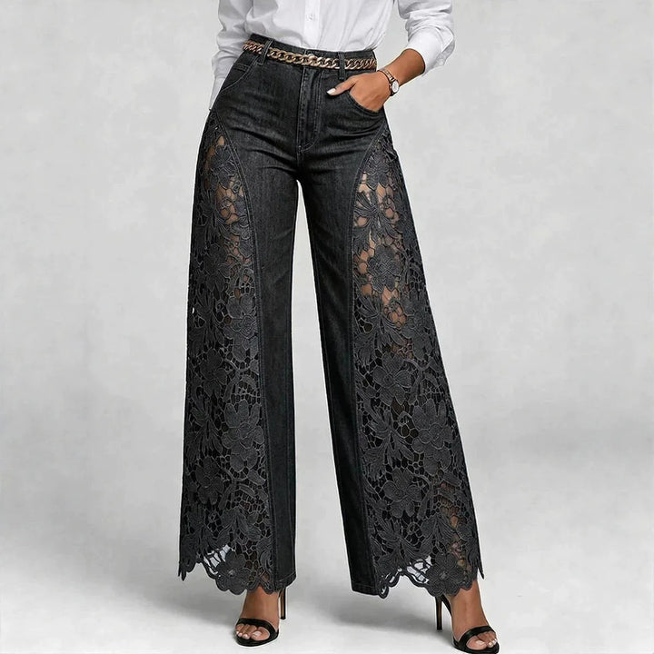 Harper Lace Panel Jeans
