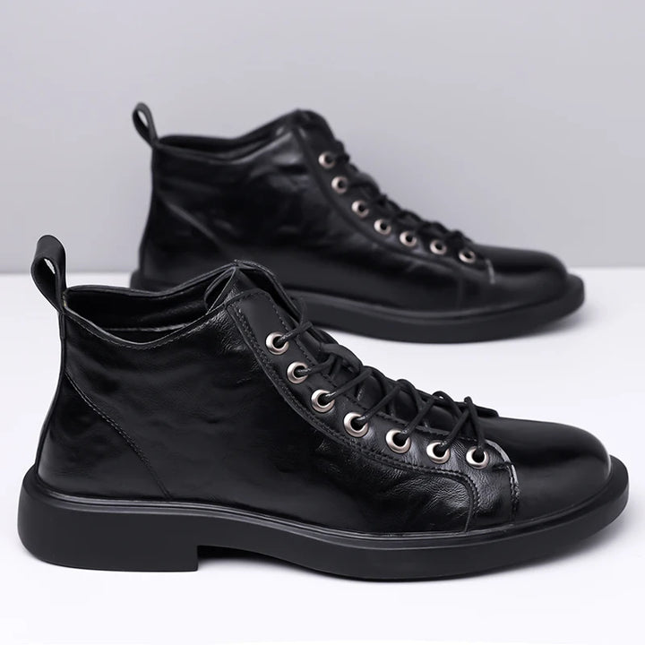 Bennett Leather Lace Boots