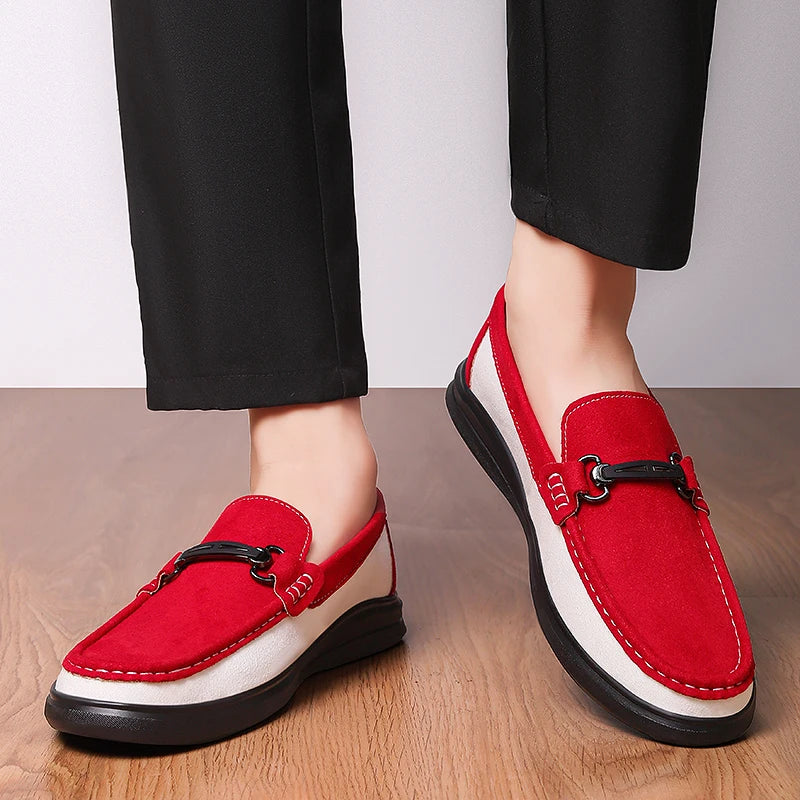 Harrison Cow Suede Bit Loafers
