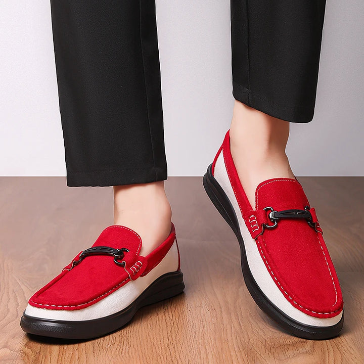 Harrison Cow Suede Bit Loafers