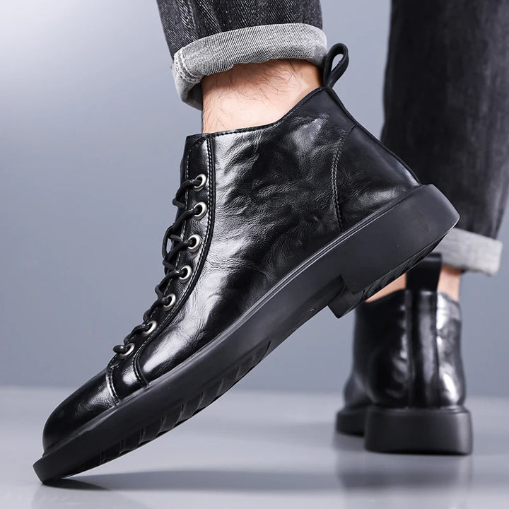 Bennett Leather Lace Boots