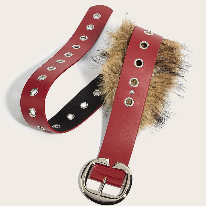 Vixen Fur Waist Belt