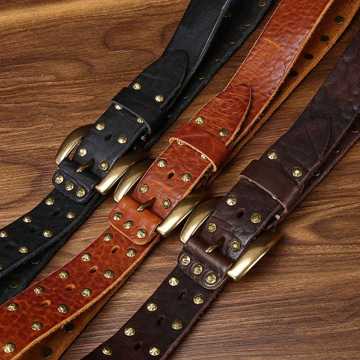 Oakridge Genuine Cowhide Leather Belt