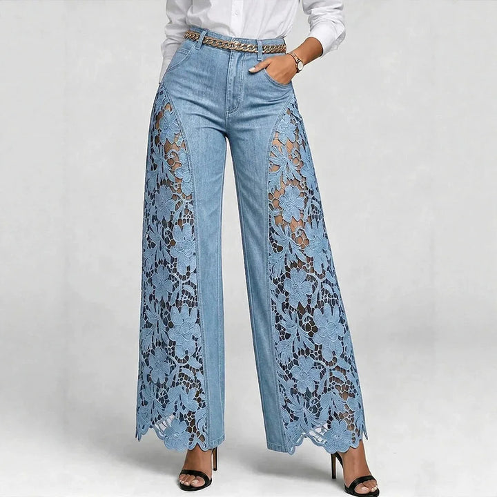Harper Lace Panel Jeans