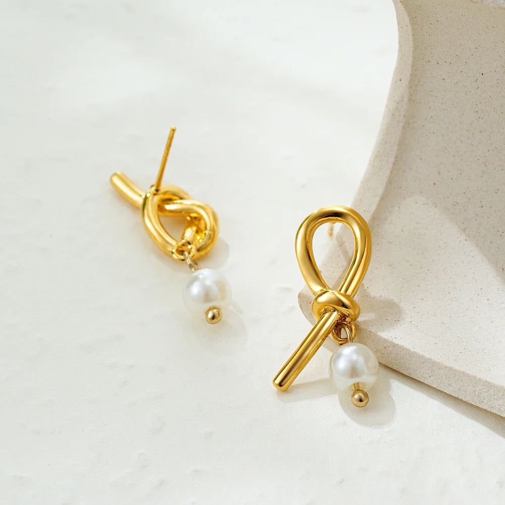 Pearl Knot Drops