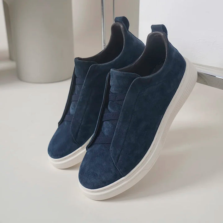 Dorian Genuine Suede Slip-On Sneakers