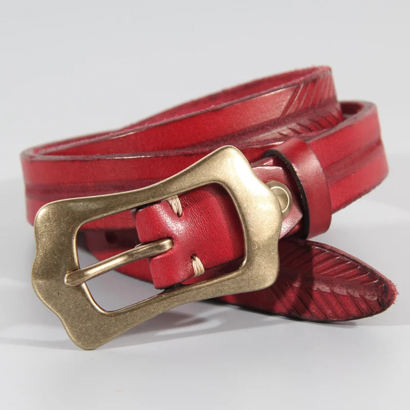 Roberta Genuine Cowhide Belt