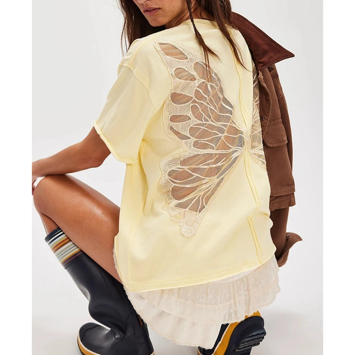 Nyra Cutout Butterfly Tee