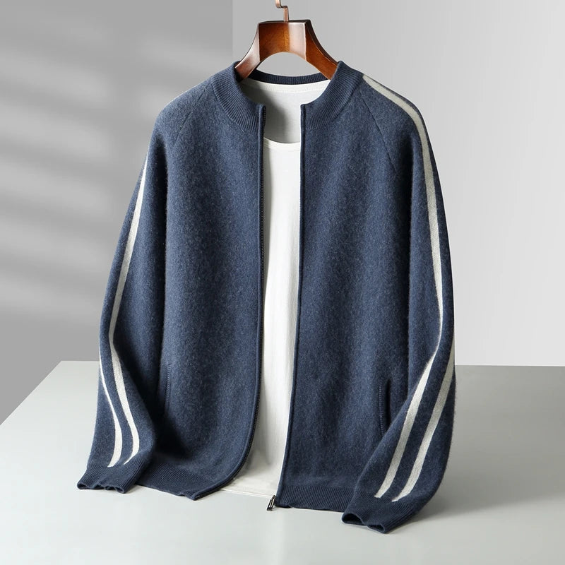 Callen Merino Stripe Cardigan – York & Miller