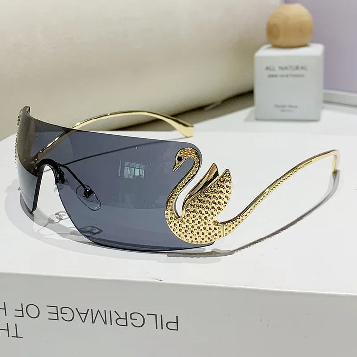 Swan Shield Sunglasses