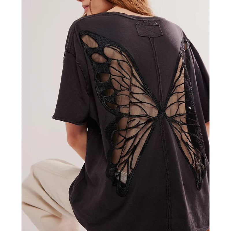 Nyra Cutout Butterfly Tee
