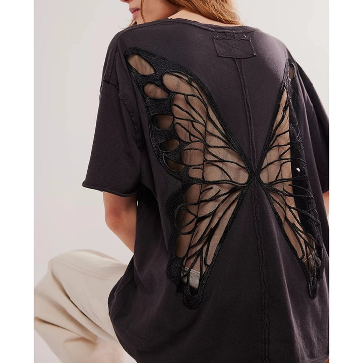 Nyra Cutout Butterfly Tee