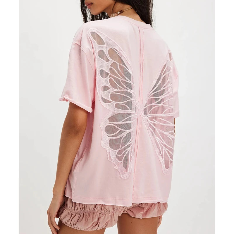 Nyra Cutout Butterfly Tee
