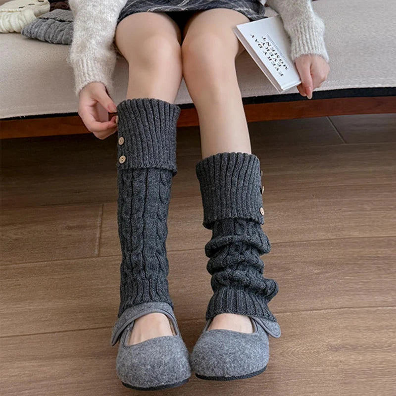 Althea Cable-Knit Leg Warmers