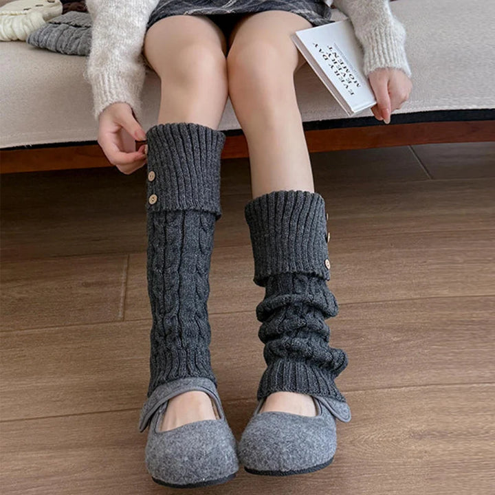 Althea Cable-Knit Leg Warmers
