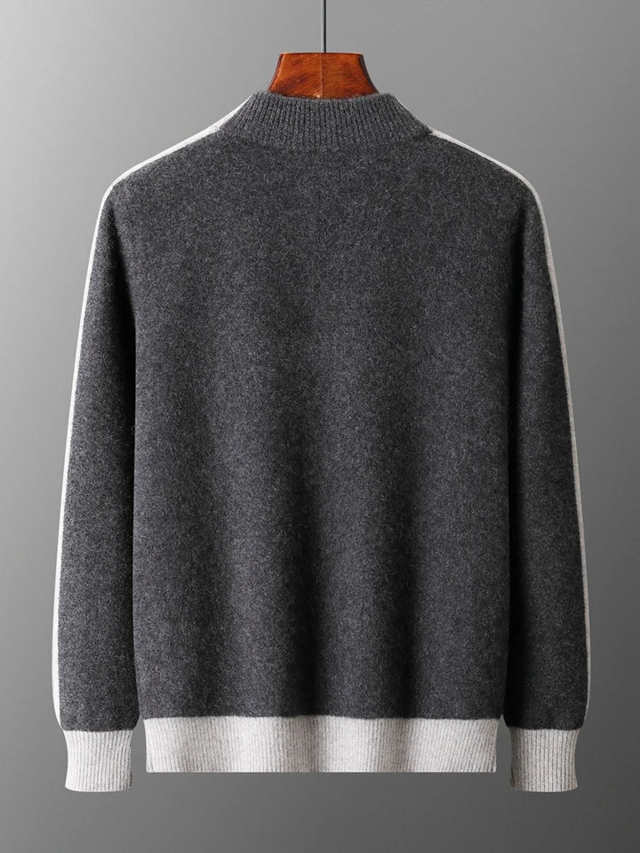 Alfonso Stripe Merino Cardigan