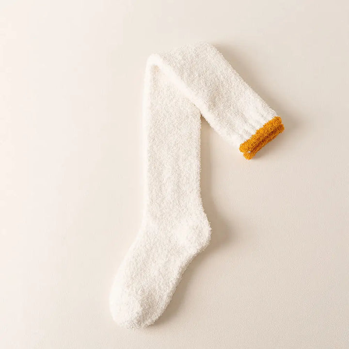 Serene Fuzzy Over-Knee Socks