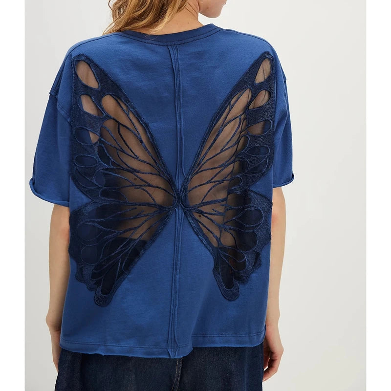 Nyra Cutout Butterfly Tee