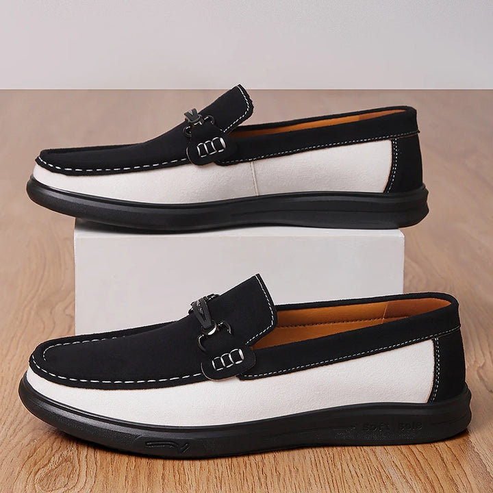 Harrison Cow Suede Bit Loafers