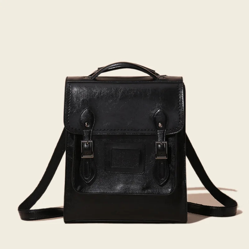 Grace Genuine Leather Convertible Satchel