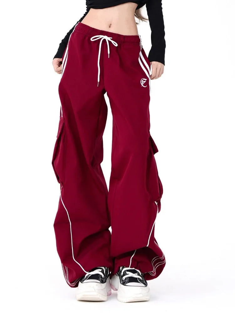 Zina Wide-Leg Cargo Pants