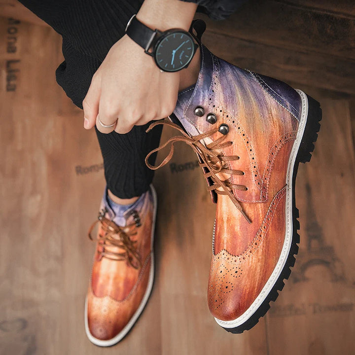 Northfield Brogue Lace Boots