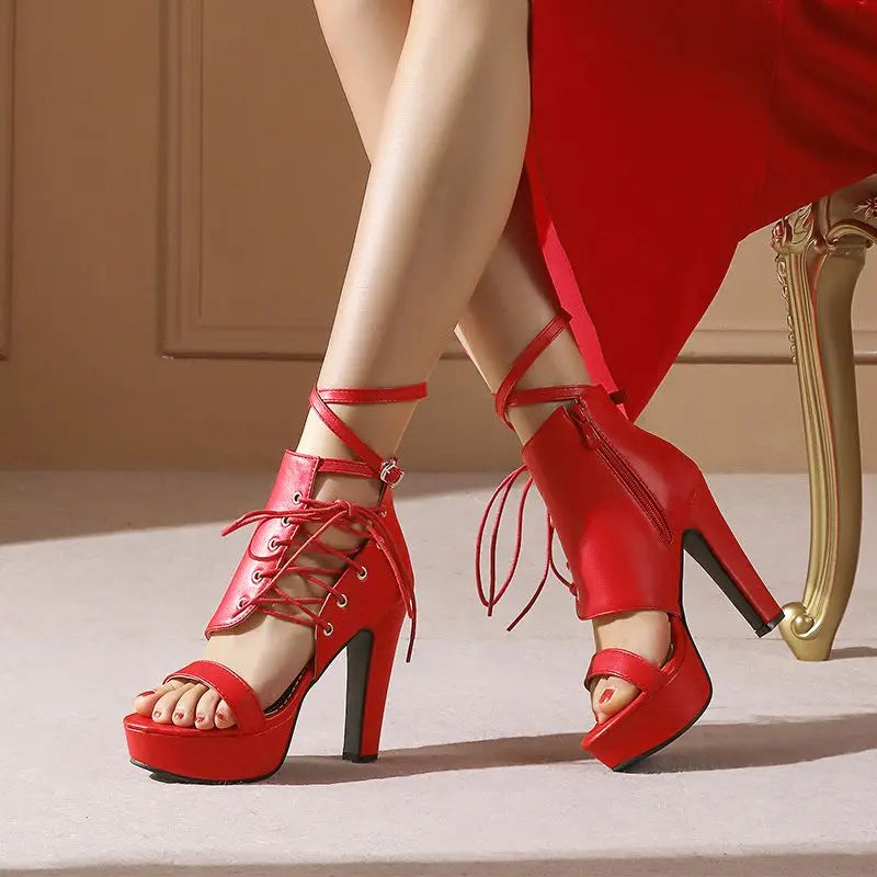 Elara Corset High Heels
