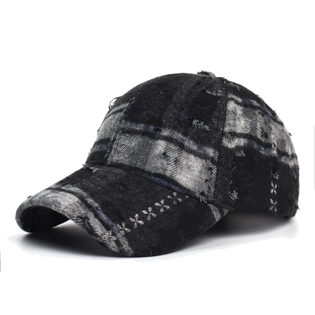 Rogue Plaid Distressed Hat