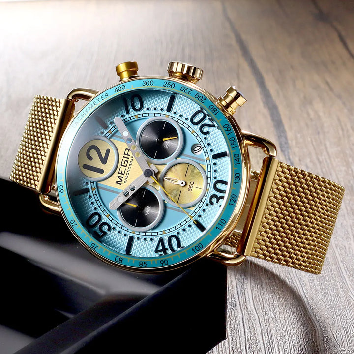 Halston Multi-Dial Chrono Watch