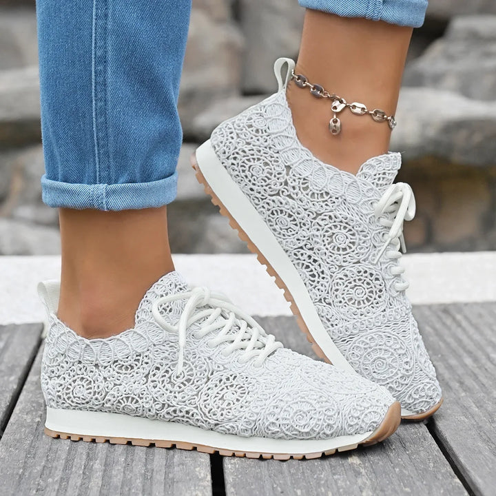 Valencia Spiral Lace Sneakers