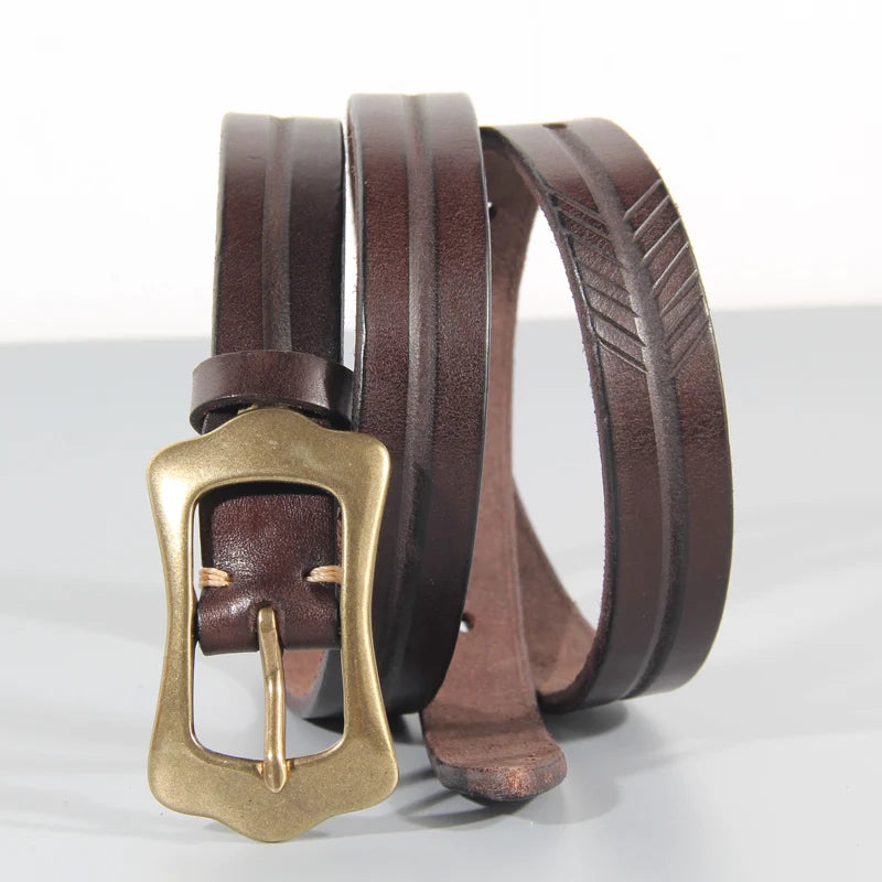 Roberta Genuine Cowhide Belt