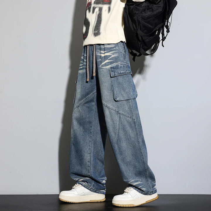 Metro Wide-Leg Cargo Jeans