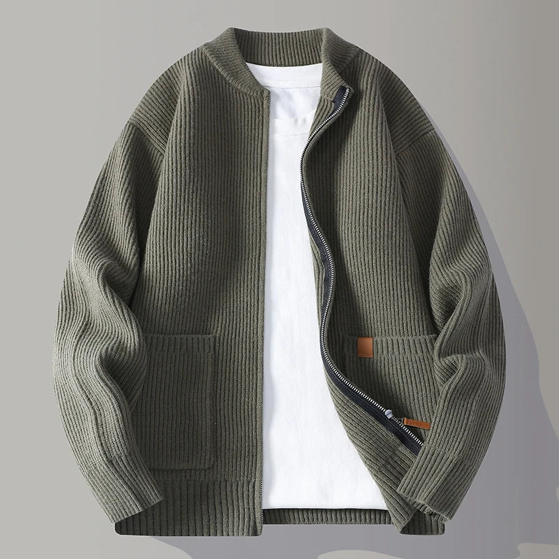Antonio Ribbed Cardigan
