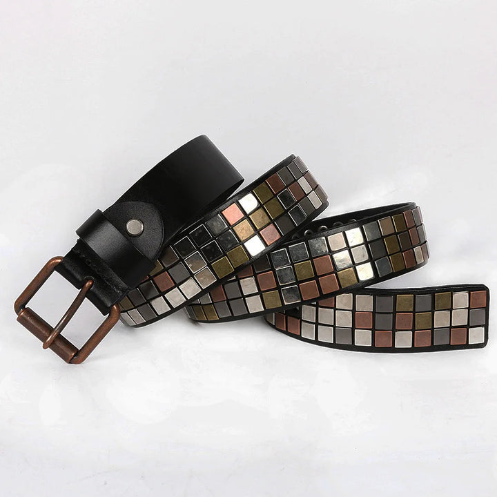 Gridlock Genuine Leather Belt