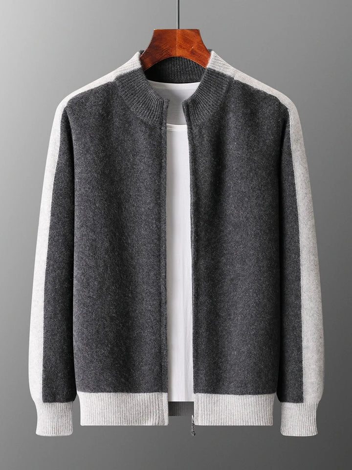 Alfonso Stripe Merino Cardigan