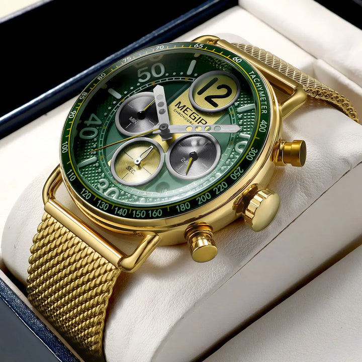 Halston Multi-Dial Chrono Watch