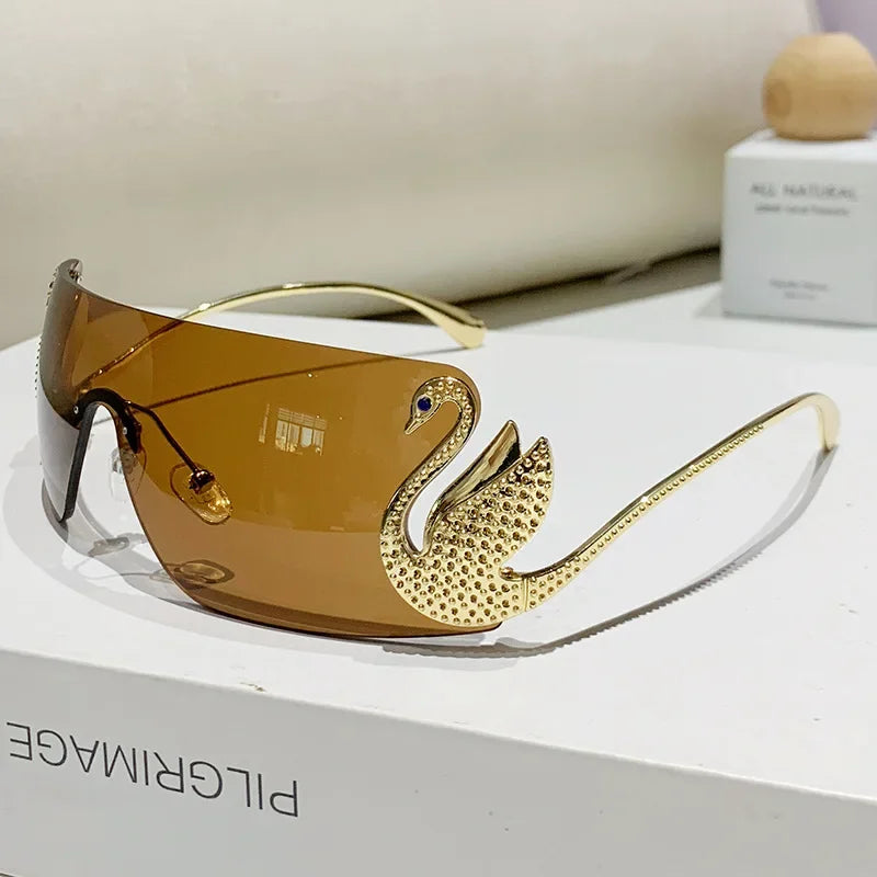 Swan Shield Sunglasses