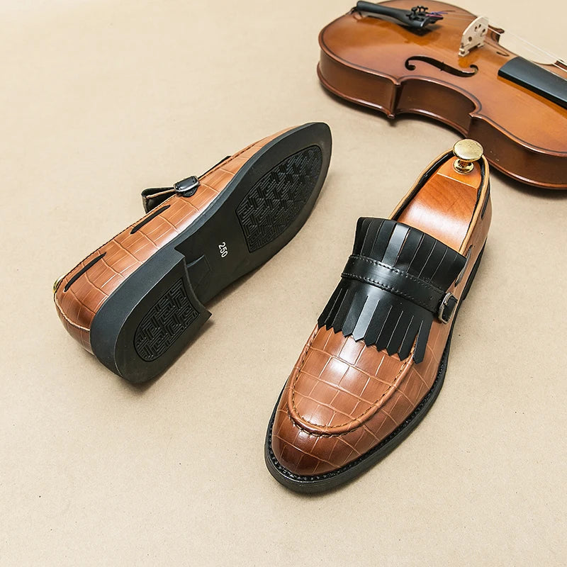 Caden Fringe Loafers