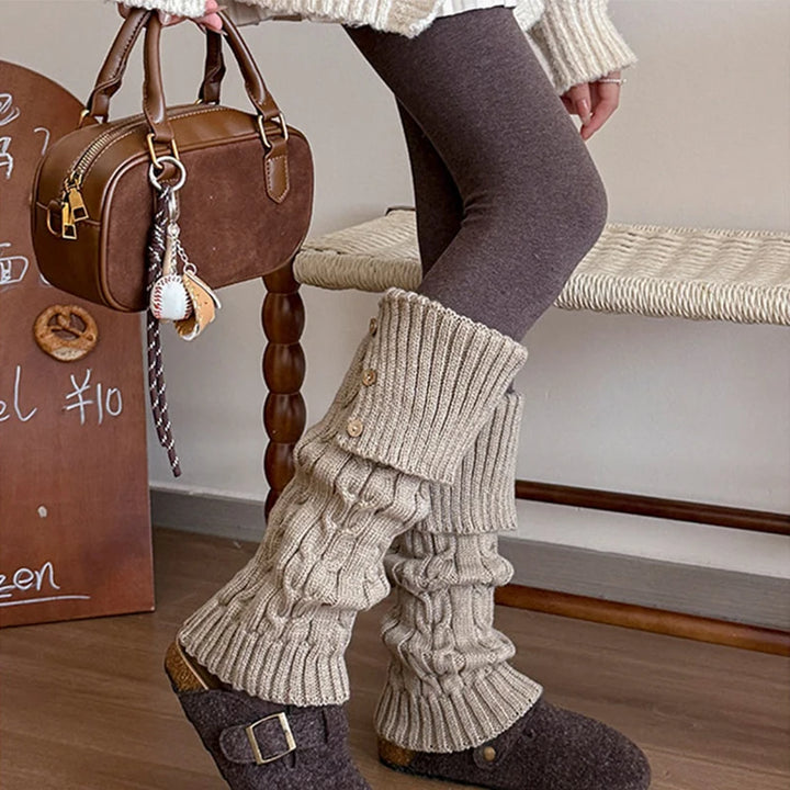 Althea Cable-Knit Leg Warmers