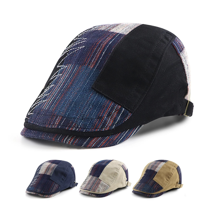 Metro Patchwork Flat Cap