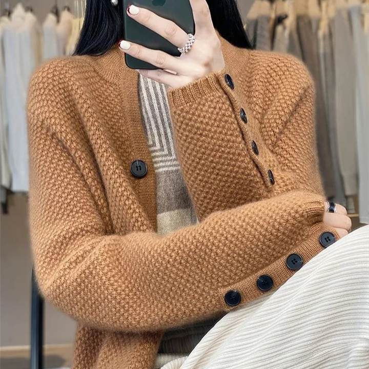 Linden Textured Knit Cardigan