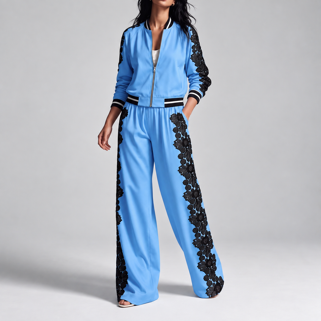 Seraphina Floral Lace Tracksuit