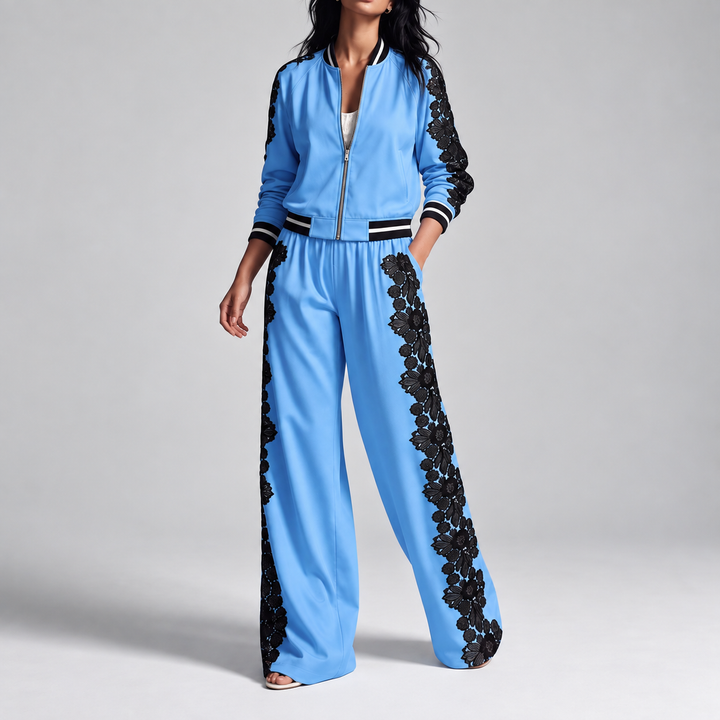 Seraphina Floral Lace Tracksuit