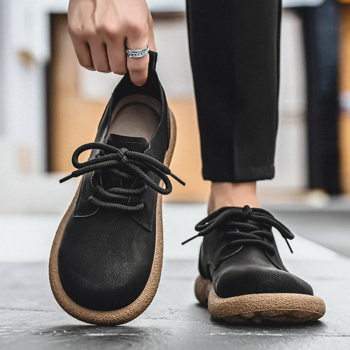 Arthur Textured Lace-Up Shoes